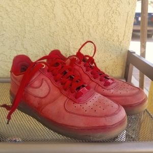 Rare Nike Air Force 1 Lux Low Ostrich Red